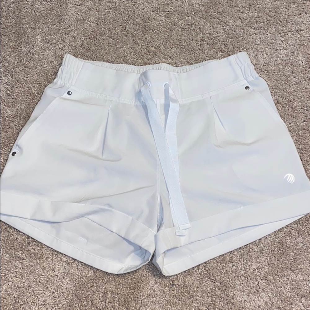 White athletic shorts